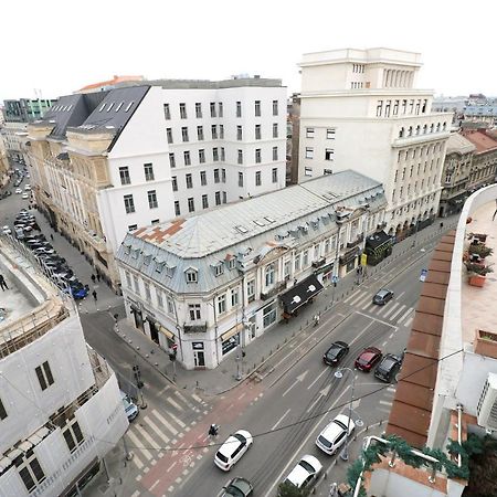 Deluxe Studio Old Center Panoramic View Terrace Apartment Bukares Bagian luar foto